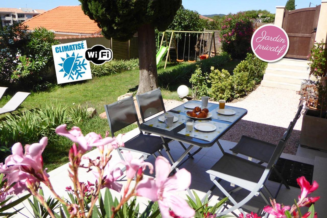 Bas De Villa Jardin Plein Sud Proche Mer Clim-Wifi Saint-Mandrier-sur-Mer Exterior foto